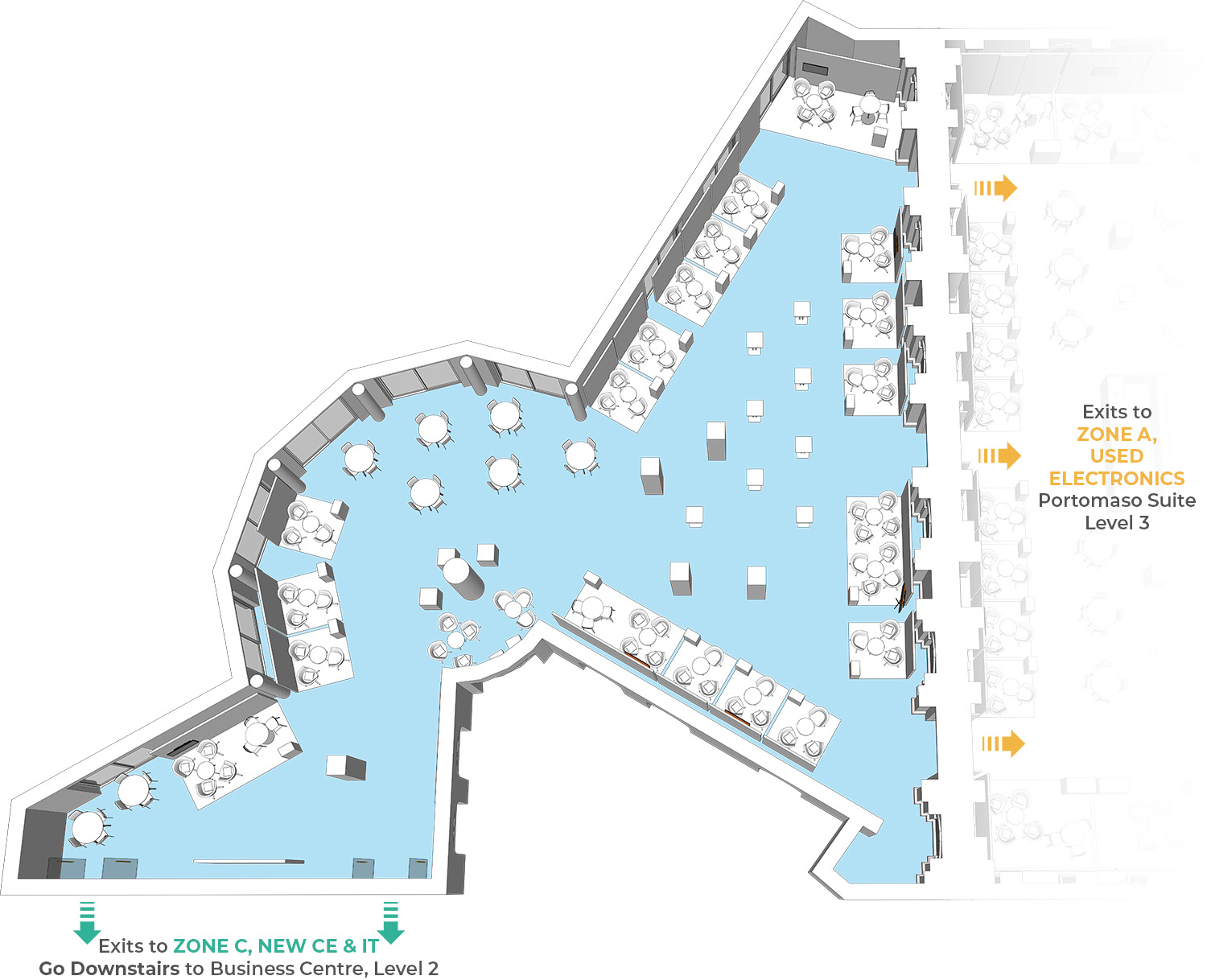 Portomaso Foyer, Level 3