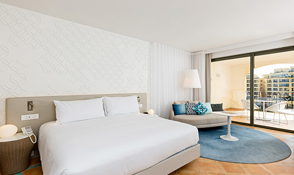 Bedroom at Hilton