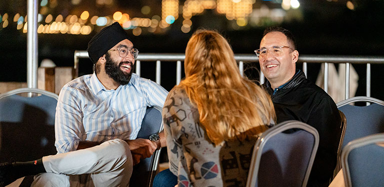 View the welcome dinner gallery