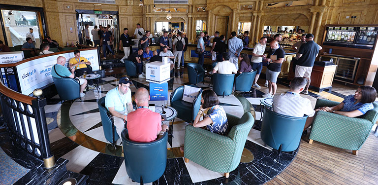 View the networking lounge gallery