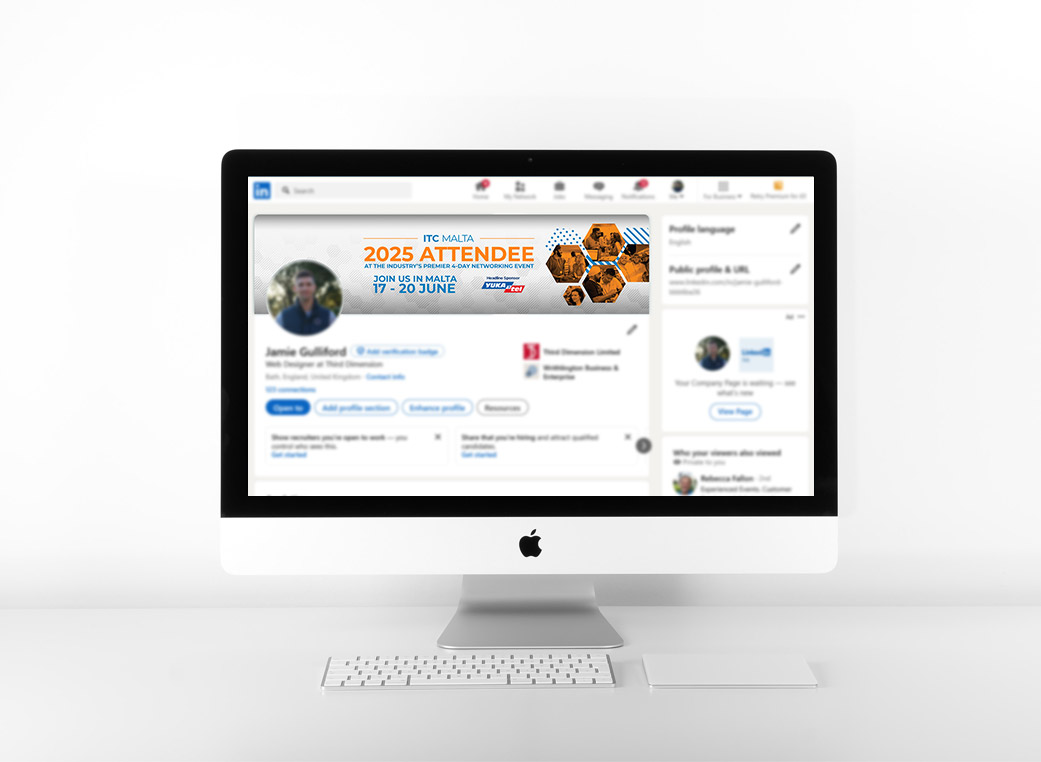 LinkedIn Header (Personal) Mock-Up