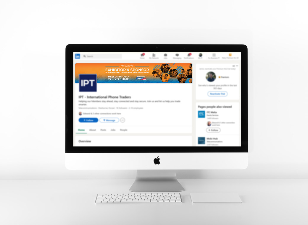 LinkedIn Header (Business) Mock-Up