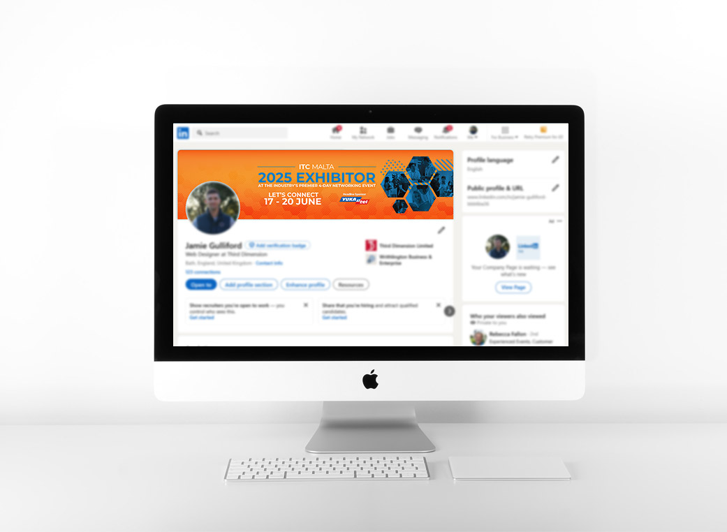 LinkedIn Header (Personal) Mock-Up