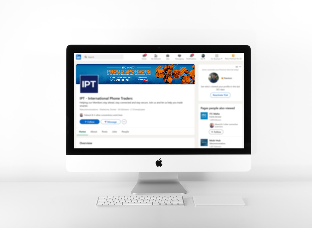 LinkedIn Header (Business) Mock-Up