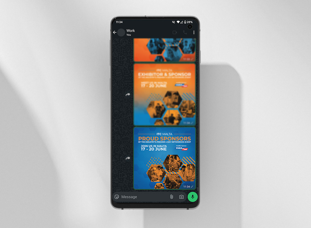 Instagram Message / WhatsApp Message Mock-Up